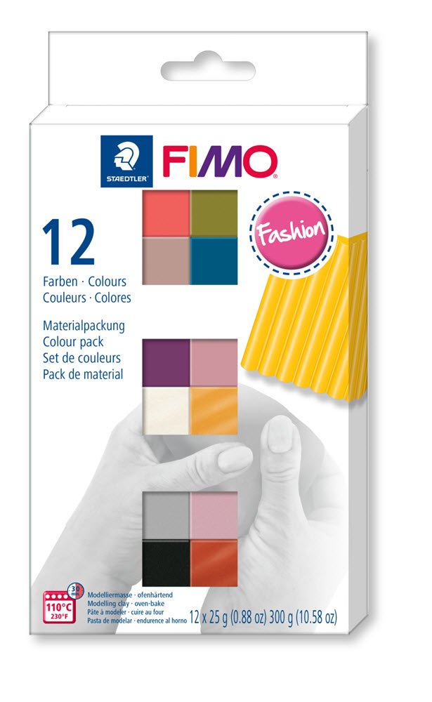 Fimo Soft St 12 X &frac12; Blokke Fashion